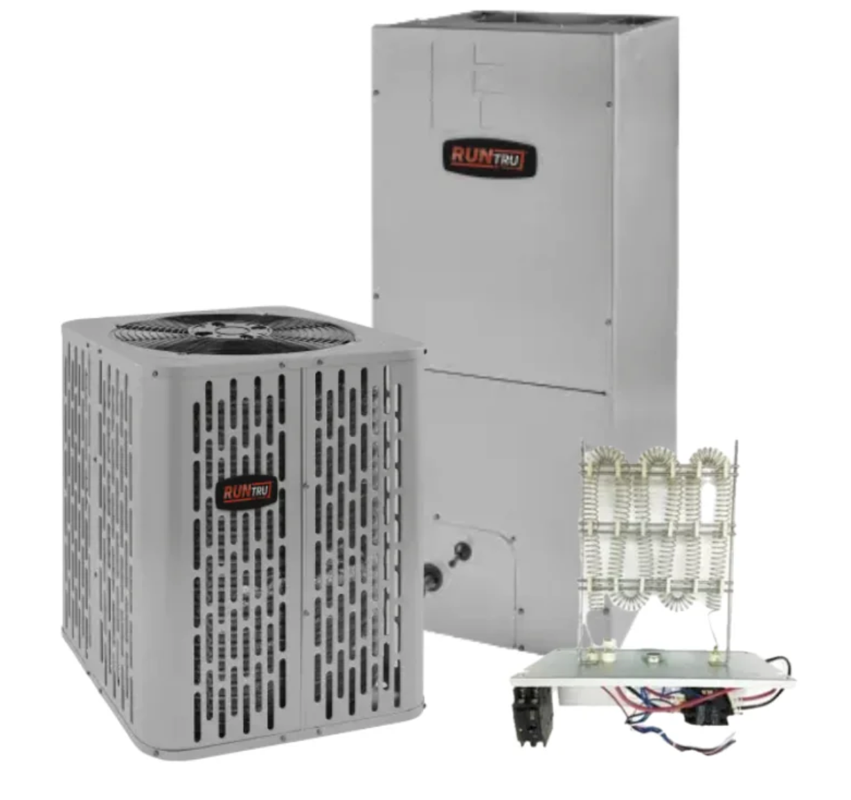 RunTru - 14.3 SEER2 - 4 Ton - Single-Stage Heat Pump System with Variable Speed 36K-48K Air Handler With Install