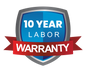 10-Year Labor Warranty - Condenser/Coil Bundle