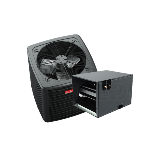 Goodman - 1.5-Ton - 14.3 SEER2 - Single-Stage - Condenser and Horizontal Coil Bundle With Install