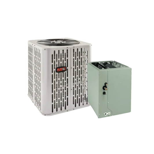 RunTru - 3 -Ton - 15 SEER2 - Single-Stage - Condenser and '004' Coil Bundle With Install