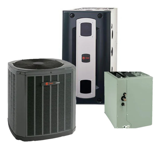 Trane 5-Ton - 17.0 SEER2 Gas System  |  5TTR7060 Condenser + S8V2C080M5 Furnace + 5TXCC009 Coil